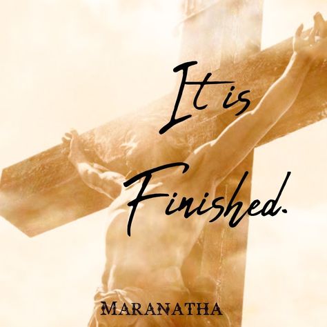 What did Jesus mean when He said, “IT IS FINISHED”? Of the last sayings of Christ on the cross, none is more important or more poignant than, “It is finished.” Found only in the Gospel of John, the Greek word translated “it is finished” is TETELESTAI, an accounting term that means “PAID IN FULL.” When Jesus uttered those words, He was declaring the debt owed to His Father was wiped away completely and forever. Not that Jesus wiped away any debt that He owed to the Father; rather, Jesus eliminat The Gospel Of John, Christ On The Cross, Gospel Of John, Paid In Full, It Is Finished, The Cross Of Christ, Greek Words, Praise God, The Gospel