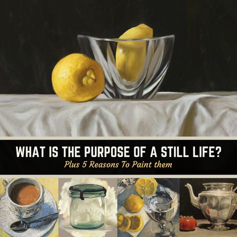 How To Set Up A Still Life, Still Life Photos For Painting, How To Paint Still Life, Painting Random Things, Still Life Acrylic Painting, Still Life Paintings, Grade 12, Oil Painting Techniques, Simple Object