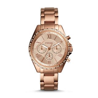 Modern Courier Chronograph Rose Gold-Tone Stainless Steel Watch Boyfriend Stuff, Mani Nails, Fossil Watches Women, Fossil Watch, Fossil Watches, Rose Gold Case, Gold Models, Rose Gold Watch, Steam Punk