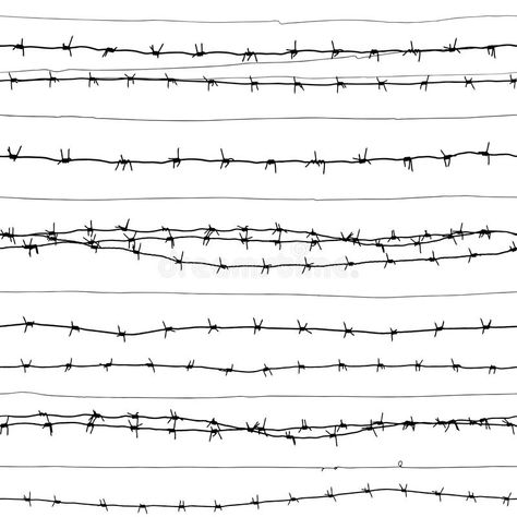 Barbed wire (seamless vector wallpaper). Seamless wallpaper. All cables are conn , #AD, #vector, #wallpaper, #Seamless, #Barbed, #wire #ad Barbed Wire Drawing, Rope Drawing, Barbed Wire Tattoos, Country Wallpaper, Vector Wallpaper, Adult Coloring Books Printables, Wallpaper Seamless, Photo Album Layout, Seamless Wallpaper