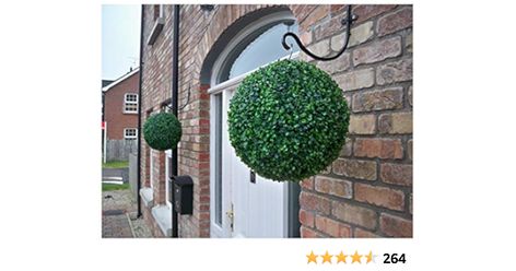 Best Artificial Pair of 36cm Green Boxwood Buxus Grass Topiary Hanging Balls Topiary Balls, Artificial Plant Arrangements, Plastic Grass, Artificial Topiary, Artificial Plants Indoor, Fleurs Diy, Boxwood Topiary, Artificial Plants Outdoor, Artificial Boxwood