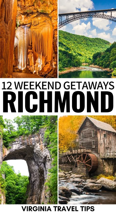 Are you looking to escape the city and find the best weekend trips from Richmond VA? This guide offers some amazing suggestions for a weekend getaway from RVA! | Day trips from Richmond | Weekend getaways from Richmond VA | Richmond weekend trips | Richmond weekend getaways | Places to visit near Richmond | Places to visit in Virginia | Richmond to Washington DC | Hiking in Virginia | National Parks in Virginia | Weekend trips in Virginia | Weekend trips in North Carolina | Things to do in VA Best Places In Virginia, Virginia Travel Destinations, Weekend Trips In Virginia, Virginia Day Trips, Best Places To Visit In Virginia, Virginia Places To Visit, Virginia Travel Places To Visit, Things To Do In Richmond Virginia, Day Trips In Virginia