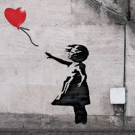 There Is Always Hope, Banksy Wall Art, Banksy Paintings, Urban Wall Art, Street Art Banksy, Banksy Graffiti, Banksy Art, Pop Art Canvas, Street Graffiti