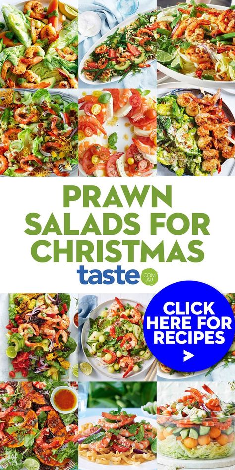 Cooked Prawn Recipes, Cocktail Salad, Prawn Salad, Christmas Salads, Salads To Go, Prawn Cocktail, Aussie Christmas, Prawn Recipes, Refreshing Salad