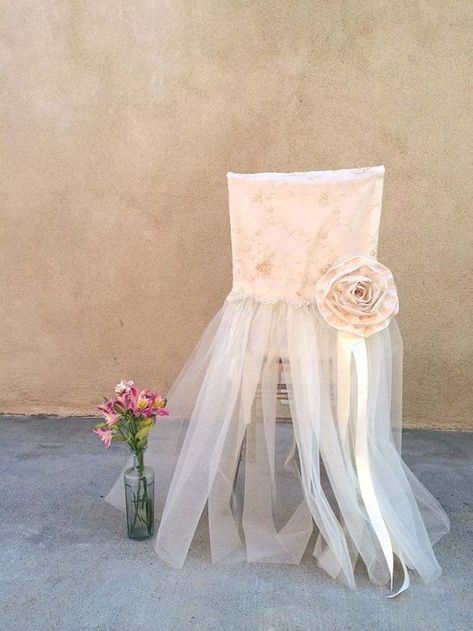 10 Ways to Add Wow to Your Wedding Chairs Bridal Chair Decorations, Bridal Chair Cover, Chair Decor Wedding, Bride Chair, Bridal Shower Chair, Wedding Chair Decor, Bridal Chair, Wedding Chair Cover, Brides Chair