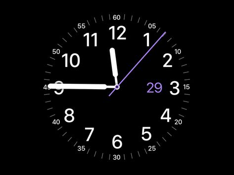 Clock Screensaver image and visual related images Clock Screensaver, Apps For Writers, Apple Watch Clock Faces, Apple Watch Screen, Clock Sound, Fitbit App, Clock Faces, Desktop Clock, Clock Icon