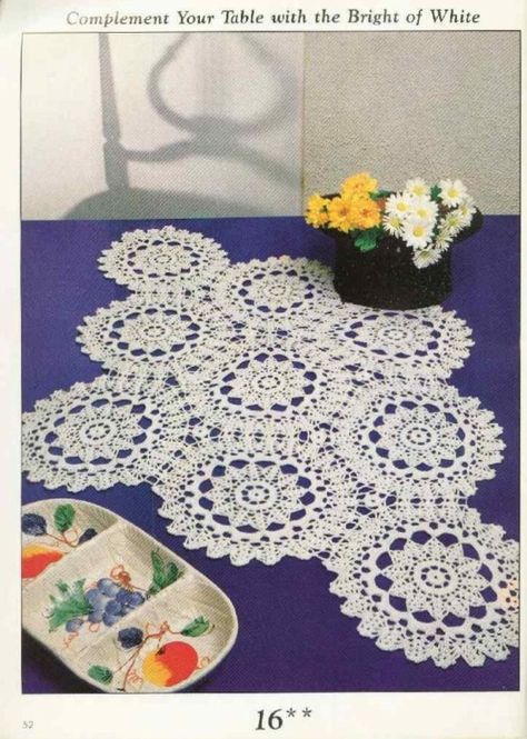 Vintage Doily Patterns, Crochet For Dummies, Vintage Crochet Doily Pattern, Crochet Table Runners, Easy Crochet Scarf, Crochet Kingdom, Crochet Doily Pattern, Simple Scarf Crochet Pattern, Doilies Crochet