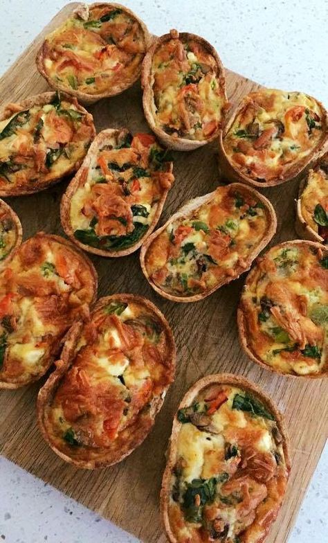 Healthy Mummy Recipes Breakfast, The Healthy Mummy Recipes, Vegetetarian Recipes, Vegeratian Recipes, Canteen Food Ideas, Taco Quiche, Healthy Savoury Snacks, Taco Boat Recipes, Healthy Quiche