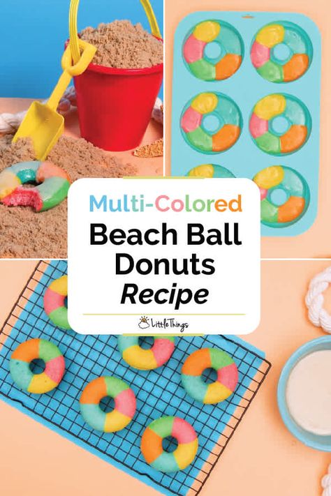 Summer Themed Party, Donut Batter, Salted Caramel Fudge, Birthday Donuts, Summer Party Themes, Colorful Desserts, Donuts Recipe, Summer Baking, Fruity Cocktails