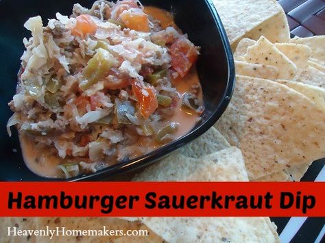 Sauerkraut Dip, Face Of Disgust, Healthy Cheese Dip, Healthy Crock Pot Recipes, Hamburger Dip, Sauerkraut Dishes, Food Dips, Healthy Crock Pot, Recipes Hamburger