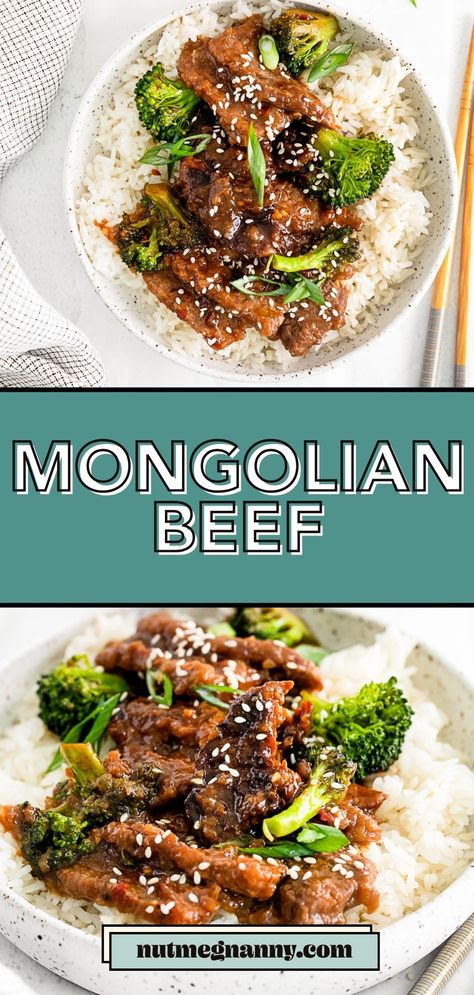 This Instant Pot Mongolian beef takes tender flank steak and pairs it with soy sauce, brown sugar, garlic, and ginger. Serve with broccoli, green onions, sesame seeds, and steamed rice. Flank Steak Dinner Ideas Instant Pot, Instant Pot Mongolian Beef, Instant Pot Flank Steak Recipes, Healthy Orange Chicken, Spicy Peanut Noodles, Beef Flank, Beef Flank Steak, One Pot Cooking, Mongolian Beef Recipes