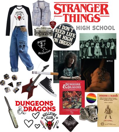 Eddie munson🤤🤤 Outfit | ShopLook Eddie Munson Outfit, Summerween Ideas, Stranger Things Style, Eddie Munson, Outfit Maker, Outfit Shoplook, Aesthetic Outfits, Costume Ideas, Perfect Outfit