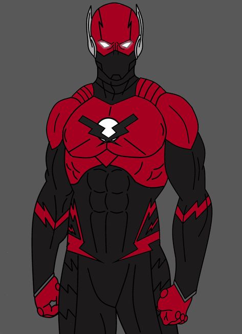 Speedster Suit Designs Male, Flash Oc Suit, Male Speedster Oc, Speedster Suit Designs Oc, Flash Suit Concept Art, Oc Speedster, Custom Superhero Design, Speedster Suit Designs, Speedster Oc