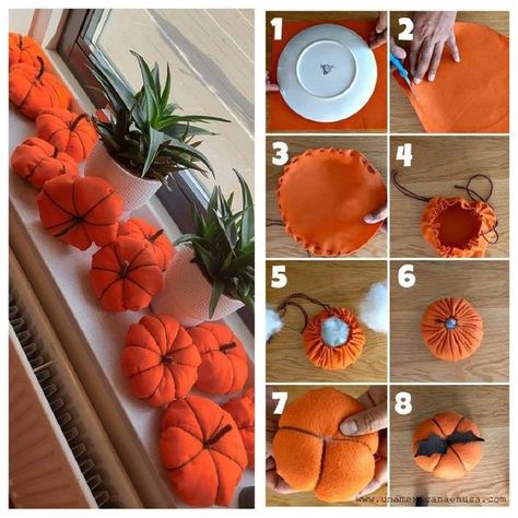 Beautiful Pumpkins Made With Fabrics: A Creative And Cozy DIY Guide Thanksgiving Wood Crafts, Fall Crafts Decorations, Forest Crafts, Adventure Crafts, Cozy Diy, October Ideas, Harvest Fest, Beautiful Pumpkins, Fall Door Decorations