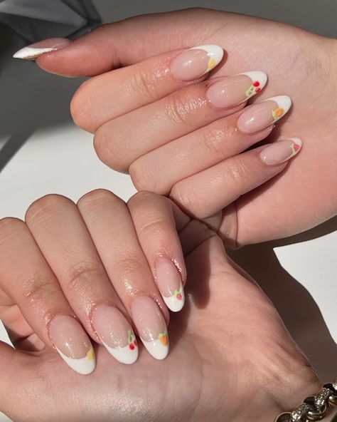 All we knew is she wanted fruit & french tips - so we did this🤩 French Tips, Nails Inspo, French Tip Nails, Fall Flowers, French Nails, Nail Tips, Nail Inspo, Nail Polish, Nail Art