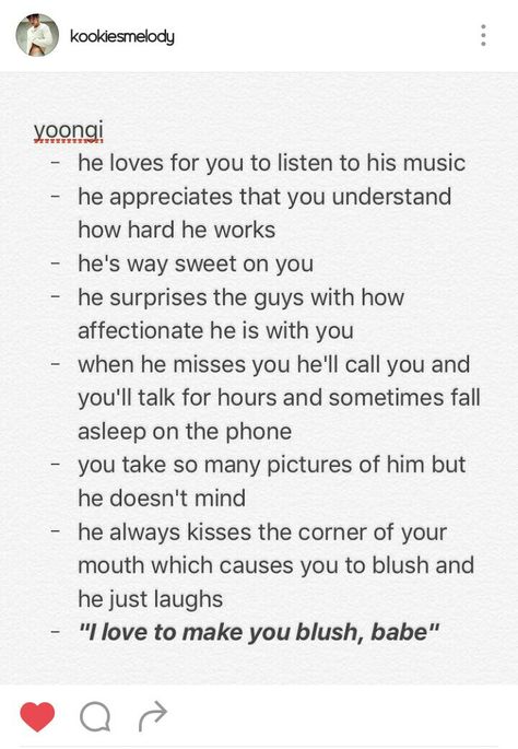 Love you Yoongi! He is my bias and I feel like this post was like what Yoongi may be like. But we can't know for sure Yoongi Scenarios, Halsey Hair, Bts Scenarios, Types Of Boyfriends, Bts Texts, Bts Facts, Bts Imagine, Halsey, Min Suga