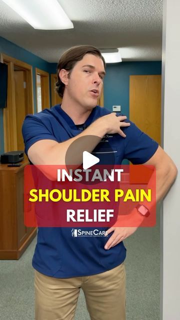 Dr. Michael Rowe | SpineCare on Instagram: "Dr. Rowe shows an easy way to quickly relieve stiff, achy shoulders.

This exercise can be done at home (or work), requires no equipment, and may give relief within 30 seconds.

Let us know how it works for you!

#shoulderpain #shoulderpainrelief #shoulderpainexercises #shoulders #shoulder" Sore Shoulder Relief, Shoulder Pain Relief Exercises, Dr Rowe, Michael Rowe, Shoulder Pain Exercises, Shoulder Rehab, Sore Shoulder, Shoulder Stretches, Shoulder Impingement