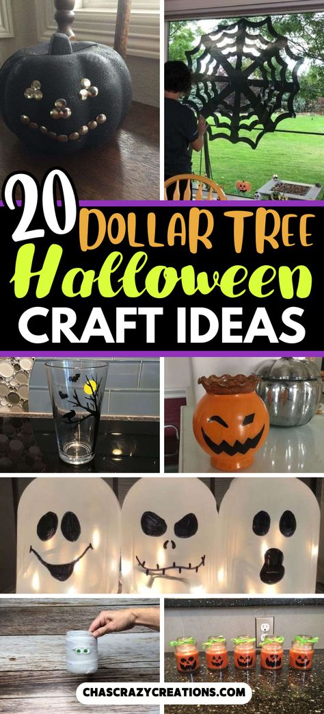 Halloween Crafts For Adults Projects, Halloween Bowl Fillers Decorative, Halloween Crafts For The Family, Dollar Tree Halloween Centerpiece Ideas, Dollar Tree Fall And Halloween Crafts, Halloween Crafts Dollar Store, Dollar Store Halloween Centerpieces, New Diy Dollar Tree Crafts, Dollar Store Halloween Decorations Diy Outdoor Fun