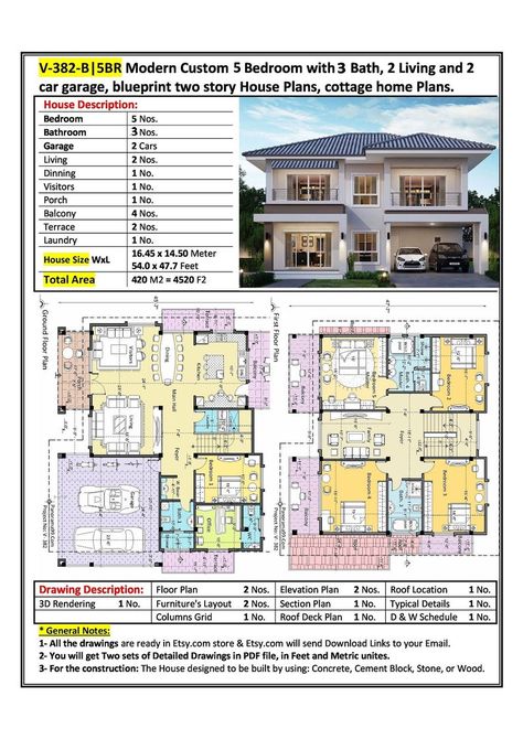 Commercial Building Plans, Two Storey House Plans, Bungalow Floor Plans, Affordable House Plans, Two Story House Plans, Two Story House, California Modern, Building Plans House, Farm Ranch