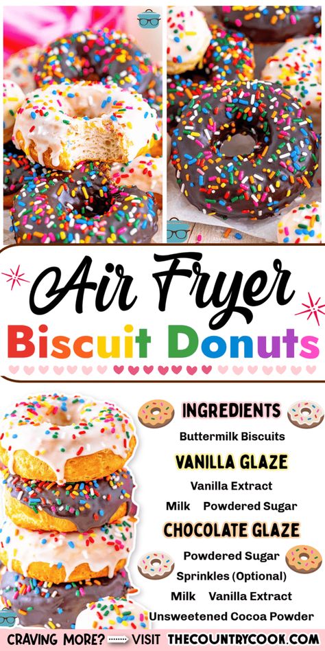 Canned Biscuit Donuts Air Fryer, Air Fryer Glazed Donut Recipes, Canned Biscuit Donut Recipes Air Fryer, Airfryer Donuts Biscuits, Donuts From Biscuits Air Fryer, Air Fryer Doughnuts With Biscuits, Air Fryer Biscuits Canned Recipes, Air Fry Donuts From Biscuits, Easy Donuts Recipe Canned Biscuits