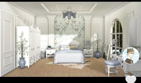 Fancy Bedroom Bloxburg, Bloxburg Ceiling Ideas, Custom Chandelier Bloxburg, Bloxburg Castle Room Ideas, Costal Bloxburg Living Room Ideas, Bloxburg Fancy Living Room Ideas, Bloxburg Princess Bedroom, Costal Living Room Bloxburg, Living Rooms Bloxburg