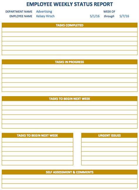 Weekly Report Template Weekly Report, Weekly Report Template, Supervision Template, One On One Meeting Employee Template, Weekly Status Report, Business Report Design Templates, Weekly Status Report Template, Status Report Template, Daily Sales Report Template