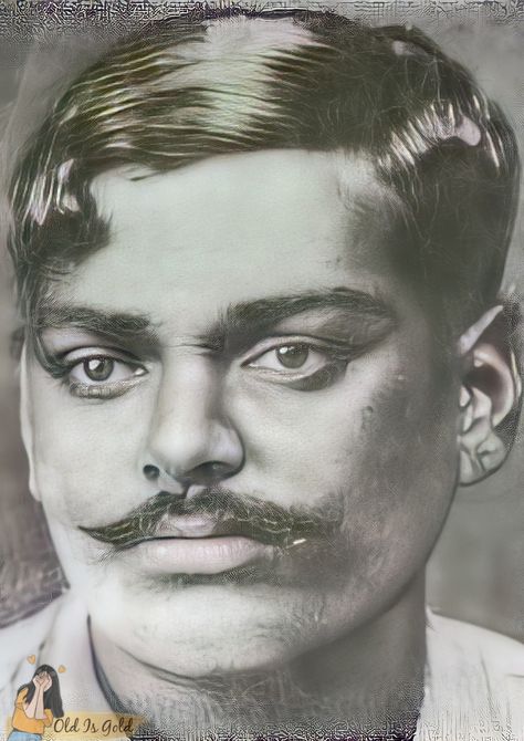 Mahapurush Photos, Chandra Shekhar Azad Sketch, Chandra Shekhar Azad, Chandrashekhar Azad, Shaheed Bhagat Singh, Tipu Sultan, Freedom Fighters Of India, Chandra Shekhar, Portrait Photography Lighting