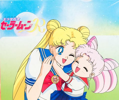 A Blog For All things Sailor Moon (except Shingo): Photo Sailor Moon And Chibiusa, Sailor Moon Official, Sailor Mini Moon, 30 Something, Sailor Moon R, Moon Sailor, Mini Moon, Moon Collection, Pretty Guardian Sailor Moon