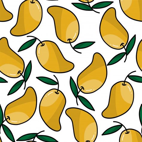 Mango Artwork, Mango Background, Minty Mango, Mango Leaves, Simpson Wallpaper Iphone, Cute Backgrounds For Iphone, Powerpuff Girls Wallpaper, Cute Food Drawings, Food Drawings