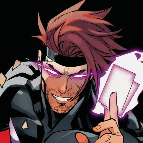 Gambit Marvel Comics, Gambit Pfp Xmen 97, Gambit Comic Art, Gambit Xmen Icon, Gambit Comic Panels, Gambit Banner, Gambit Xmen Fanart, Gambit Pfp, Gambit Fanart