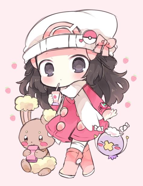 Source: Tumblr Dibujos Anime Chibi, Chibi Hair, Pokémon Diamond, Chibi Boy, Pokemon Craft, Pokemon People, Chibi Anime Kawaii, Chibi Girl, Chibi Characters