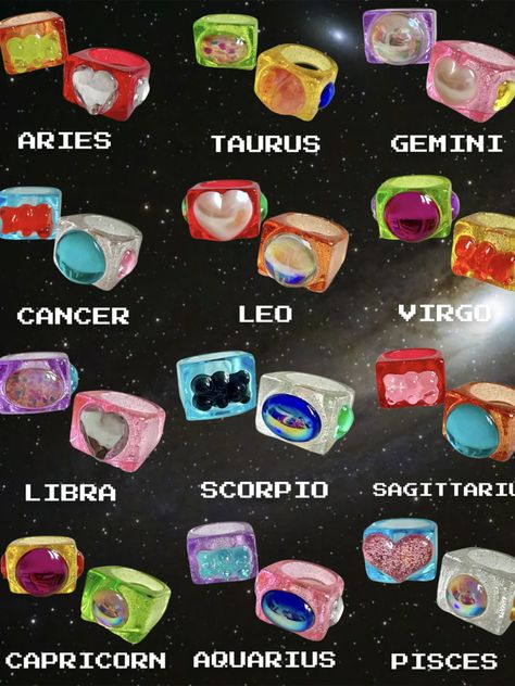 30 Best Astrology Gifts 2023 | Teen Vogue Y2k Designs, Lucky Ring, Libra And Sagittarius, Astrology Gifts, Gemini And Virgo, Girls Keychain, Astrology Gift, Semi Precious Gems, Capricorn And Aquarius