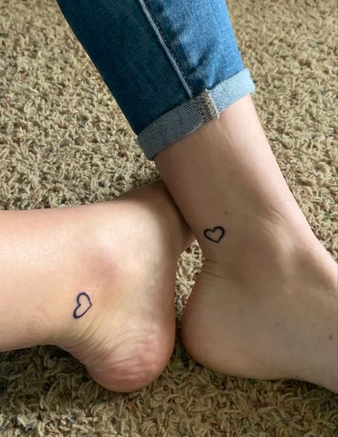 Matching Tattoos Ankle, Mother And Daughter Tattoos, Tattoos Ankle, Mother Daughter Tattoo, Daughter Tattoo, Mom And Daughter Matching, Daughter Tattoos, Mother Daughter Tattoos, Tattoos For Daughters