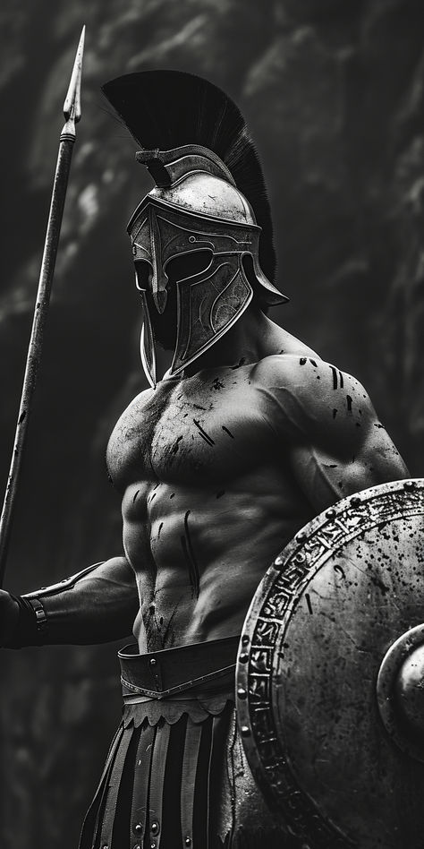 Lex Talionis Tattoo, Dark Greek Aesthetic, Venom Iphone Wallpaper Hd, Roman Art Tattoo, Spartan Images, Ares Wallpaper, Spartan Physique, Spartan Wallpaper, Spartan Warrior Aesthetic