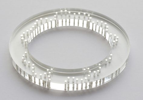 Silver rivets catch the light and create patterns on the surface of the perspex bangle. Perspex and Silver. Perspex Jewelry, Rivet Jewelry, Contemporary Jewelry Design, Resin Jewelry Making, Gems Bracelet, Lazy Dog, Jewellery Designer, Jewellery Handmade, Acrylic Jewellery