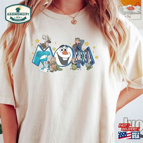 Comfort Colors® Disneyland Frozen Mom Shirt Snowman Olaf T-Shirt Elsa Princess Unisex Sweatshirt Check more at https://dadmomgift.com/product/comfort-colors-disneyland-frozen-mom-shirt-snowman-olaf-t-shirt-elsa-princess-unisex-sweatshirt/ Mom Frozen Shirt, Frozen Tshirt Ideas Design, Elsa Disney Shirt, Frozen T Shirt, Elsa Running Shirt, Disney Frozen Olaf Shirts, Princess Elsa, Movie Shirts, Top Trends