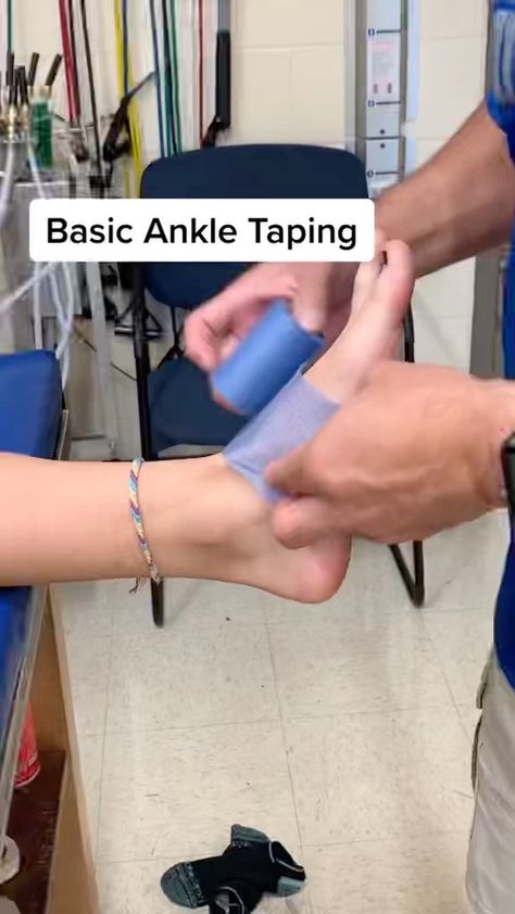 How To Kt Tape An Ankle, Kt Tape Ankle Sprain, Ankle Taping, Cheer Hacks, Ankle Exercises, K Tape, Kt Tape, Human Body Temperature, Broken Ankle