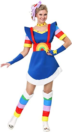 Rainbow Brite Halloween Costume, Rainbow Bright Costumes, Rainbow Brite Costume, Best 80s Costumes, Costume Rainbow, 80s Halloween Costumes, Rainbow Costumes, 80s Fancy Dress, Rainbow Belts