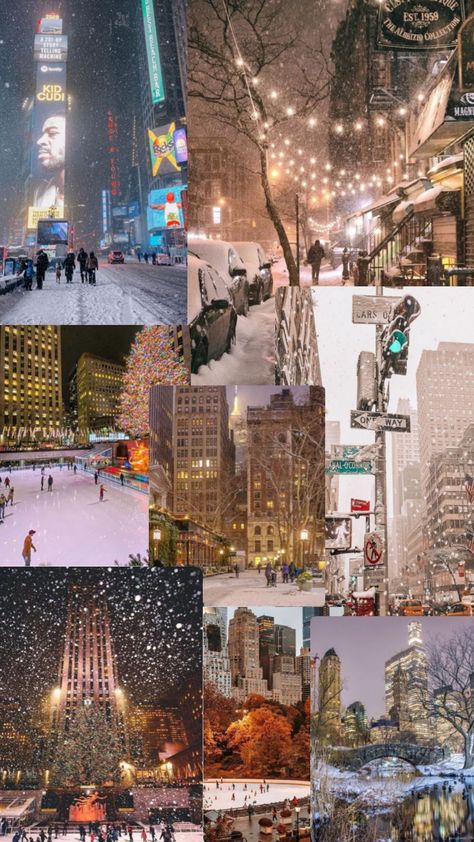 #christmasinnewyork Nyc Christmas Aesthetic, Christmas In New York City Aesthetic, Nyc Aesthetic Wallpaper, December Pictures, Christmas Nyc, New York City Christmas, New York Attractions, Christmas In Europe, Nyc Christmas