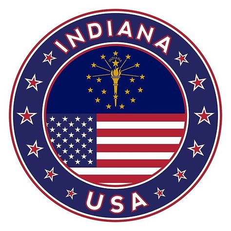 American Flag History, Indiana Flag, Usa Flag Stickers, Medieval Shields, Fridge Stickers, American Flag Wallpaper, Tourist Map, Tshirt Design Inspiration, Car Bumper Stickers