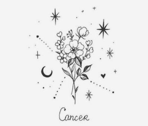 Small Bff Tattoos, Unique Tattoos With Meaning, Scorpio Constellation Tattoos, Basic Tattoos, Astrology Tattoo, Scorpio Tattoo, The Language Of Flowers, Bff Tattoos, Flower Tattoo Sleeve