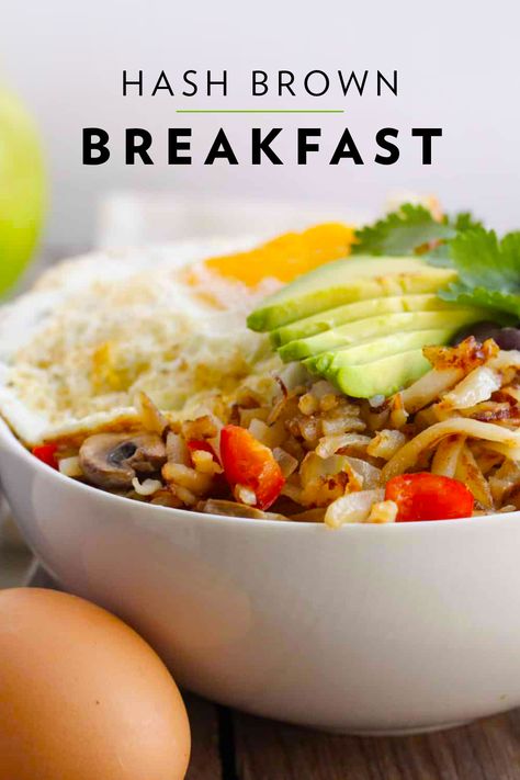 Hashbrown Breakfast Bowls Recipe, Breakfast Bowls Hashbrowns, Easy Breakfast Bowl Ideas, Hashbrown Bowl Recipe, Hash Brown Bowl, Hashbrown Breakfast Bowl, Eggs And Hashbrowns, Hashbrown Bowl, Hash Brown Recipes