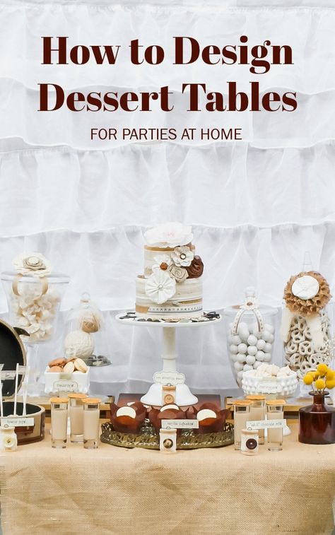 Desert Table Aesthetic, Setting Up Dessert Table Party Ideas, Ideas For A Dessert Table, Dessert Tablescapes Ideas, Decorating Dessert Table, Dessert Bar Menu Ideas, Dessert Table Props, Bridal Shower Dessert Table Decorations, Chocolate Dessert Table Ideas