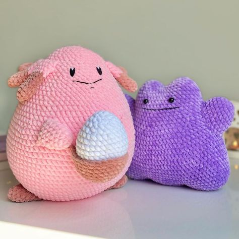 🚨NEW PATTERN ALERT!🚨 Swipe for Ditto’s F R E E pattern and don’t forget to hit save for later!💜 . Make sure to tag me in your pics if you… | Instagram Ditto Crochet Pattern, Pokemon Ditto, Save For Later, Amigurumi Pattern, Decor Crafts, Make Sure, Crochet Pattern, Amigurumi, Pokemon