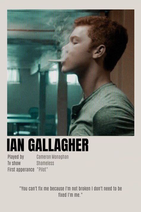 Shameless Season 1, Shameless Show, Shameless Us, Shameless Season, Words In Other Languages, Shameless Scenes, Shameless Characters, Ian Gallagher, Lip Gallagher