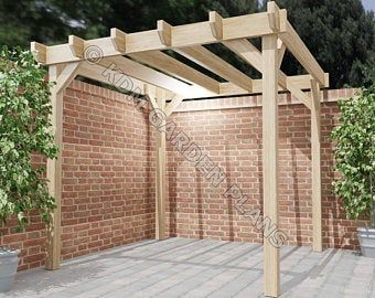 Wooden Garden Gazebo, Hot Tub Shelters, Diy Patio Cover, Pergola Roof, Corner Pergola, Garden Pergola, Gazebo Plans, Garden Retreat, Wooden Gazebo