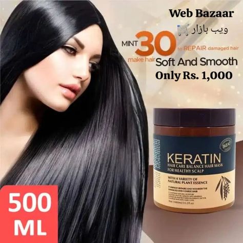 This Keratin Hair Mask is formulated to strengthen and nourish your hair, leaving it softer and smoother. Its keratin-rich formula repairs and rejuvenates damaged hair, promoting natural shine and luster. With regular use, experience improved hair health and manageability.🌿✔️ Only Rs💰 : 1,000 Contect Us: 0328-4318630 #shopping #WebBazaar #keratin #keratinmask #pakistan #pakistanbeststore #foryou #fypp #virl Order Now Like Here: 🖇️✅⬇️ https://web-bazaar.shop/collections/health-and-beauty... Rid Of Frizzy Hair, Keratin Hair Mask, Ingredients To Avoid, Dry Frizzy Hair, Warning Labels, Keratin Hair, Dull Hair, Hair Cover, Healthy Scalp