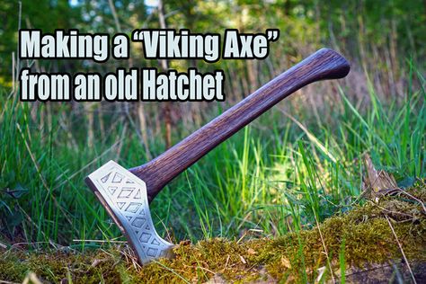 Viking Hatchet, Viking Axes, Metal Crafts, Axes, Vikings