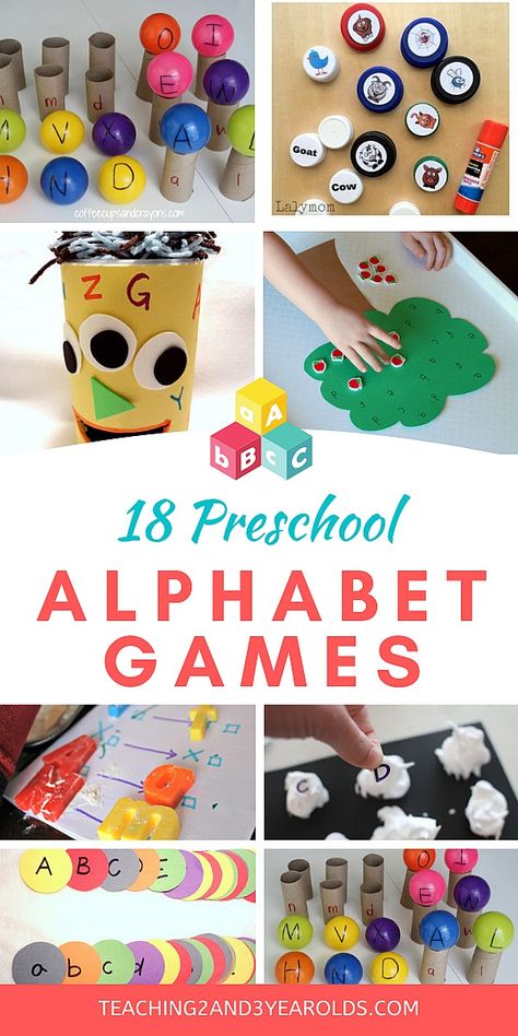 Letter Recognition Games, Letter Recognition Activities, Preschool Alphabet, Letter Games, Literacy Games, Abc Activities, Kindergarten Games, Alphabet Games, Learning Abc