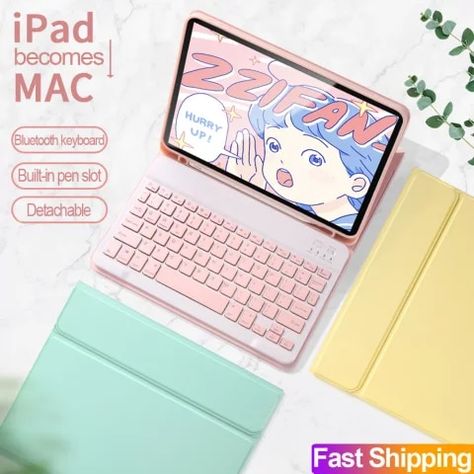 For iPad Pro 12.9 Case 2018 With Bluetooth Keyboard Mouse Cover For iPad Pro 11 Air 4 10.9 2020 2021 Smart Leather Funda Coque|Tablets & e-Books Case| - AliExpress School Wishlist, New Ipad Pro, Keyboard Case, Smart Case, Keyboard Cover, Case For Ipad, Keyboard Mouse, Bluetooth Keyboard, Kawaii Room